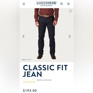 Lucchese Bootmaker Jeans